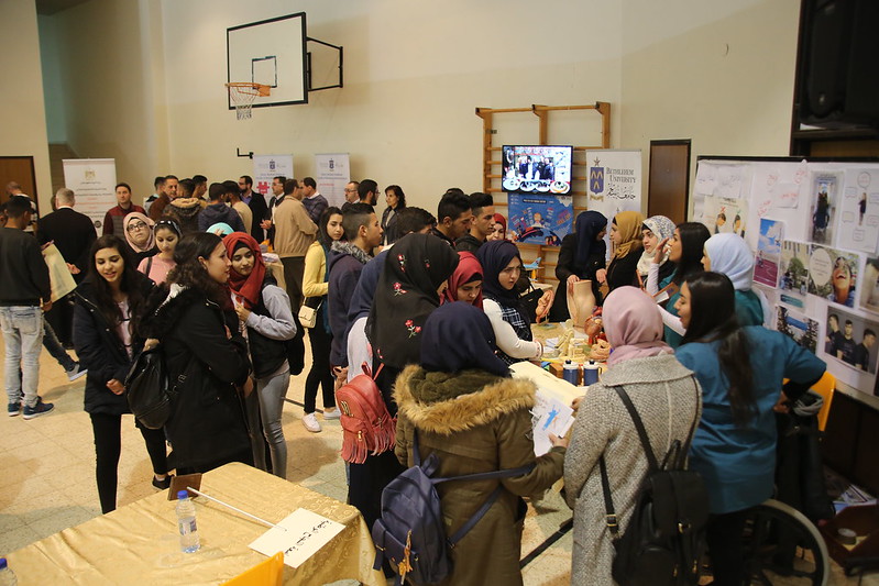High School Students at Bethlehem University for Orientation