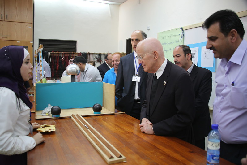 افتتاح معرض العلوم في جامعة بيت لحم