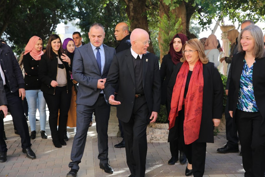 President of Malta Visits Campus and Gives Lecture