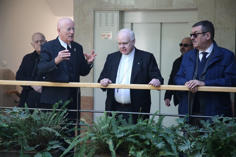 Grand Master of EOHSJ Visits Bethlehem University