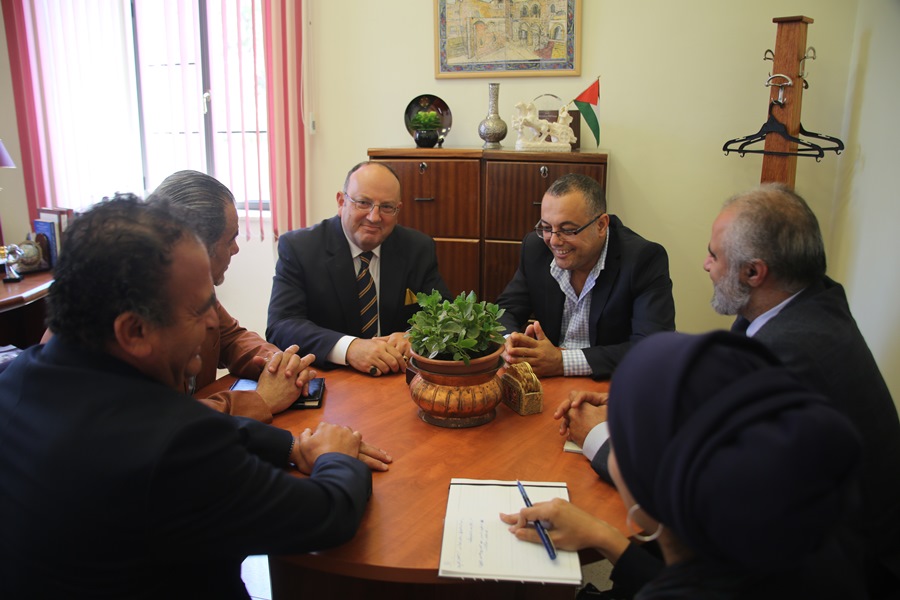 Palestinian Minister of Culture Visits Bethlehem University