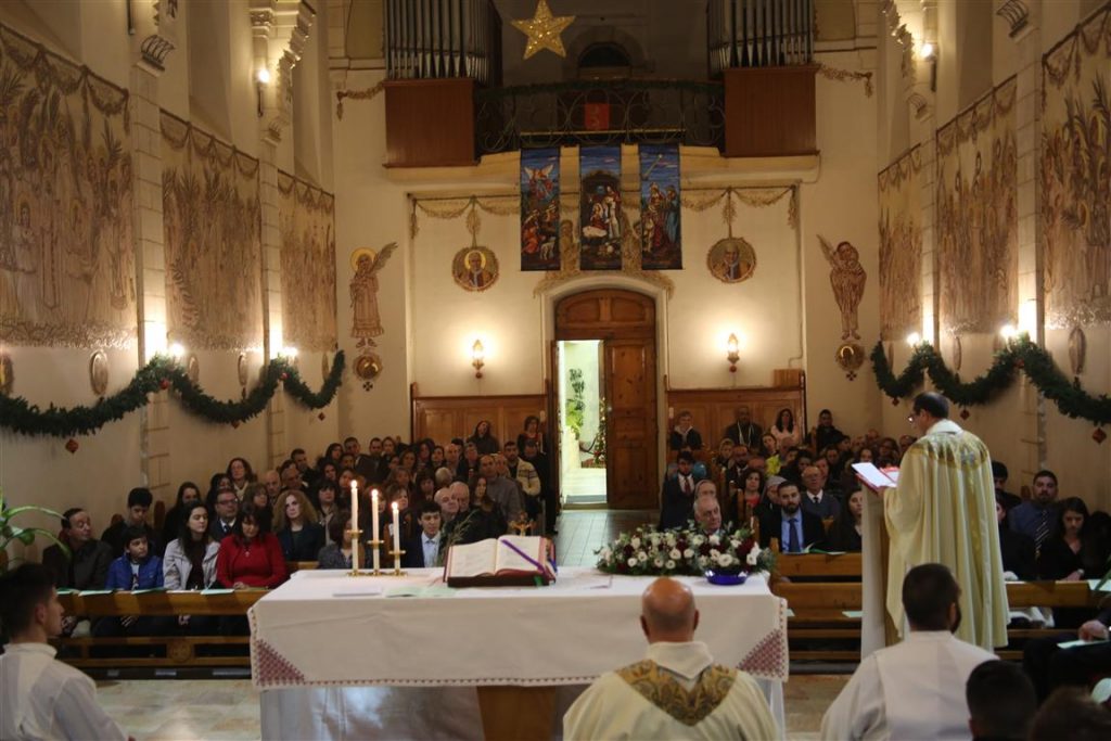 Christmas Midnight Mass Celebrated at Chapel