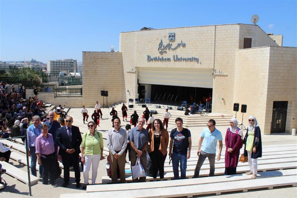 زيارة وفد من الجامعات الالمانية لجامعة بيت لحم