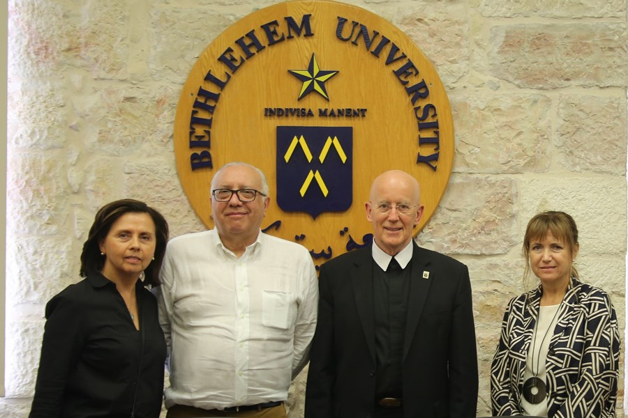 Prominent Businessman Visits Bethlehem University