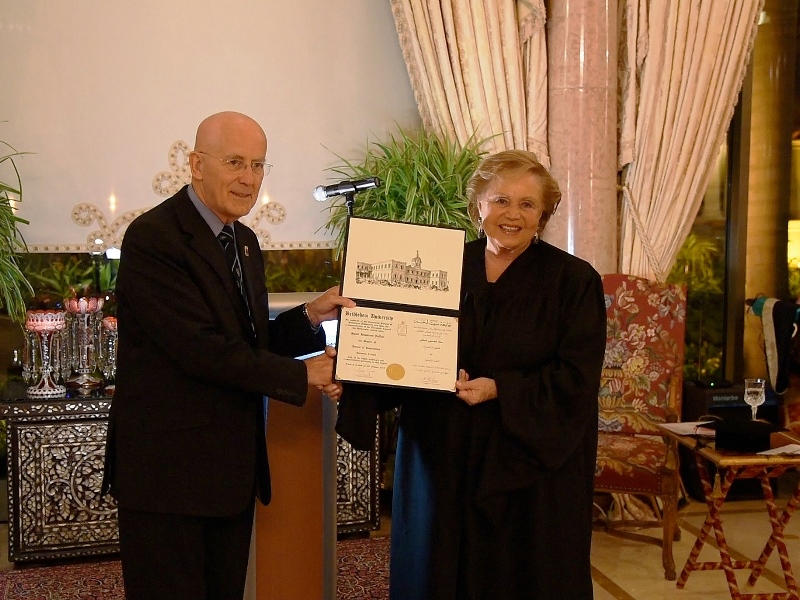 Bethlehem University Awards Honorary Doctorate to Suad Juffali
