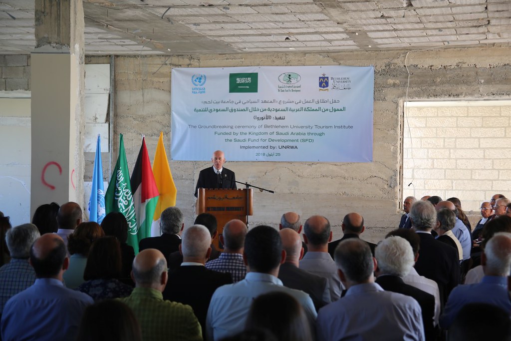 Groundbreaking Ceremony of Bethlehem University Tourism Institute