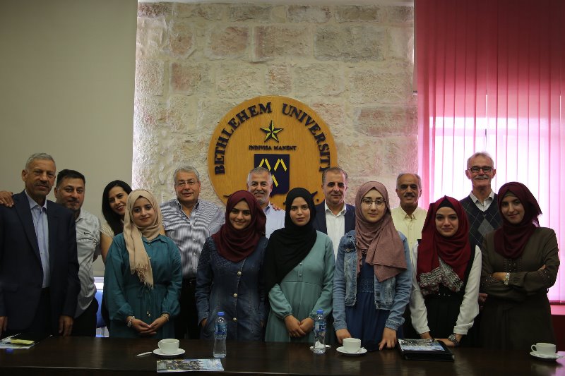 Palestine Students Scholarship Fund Representatives Meet Recipients