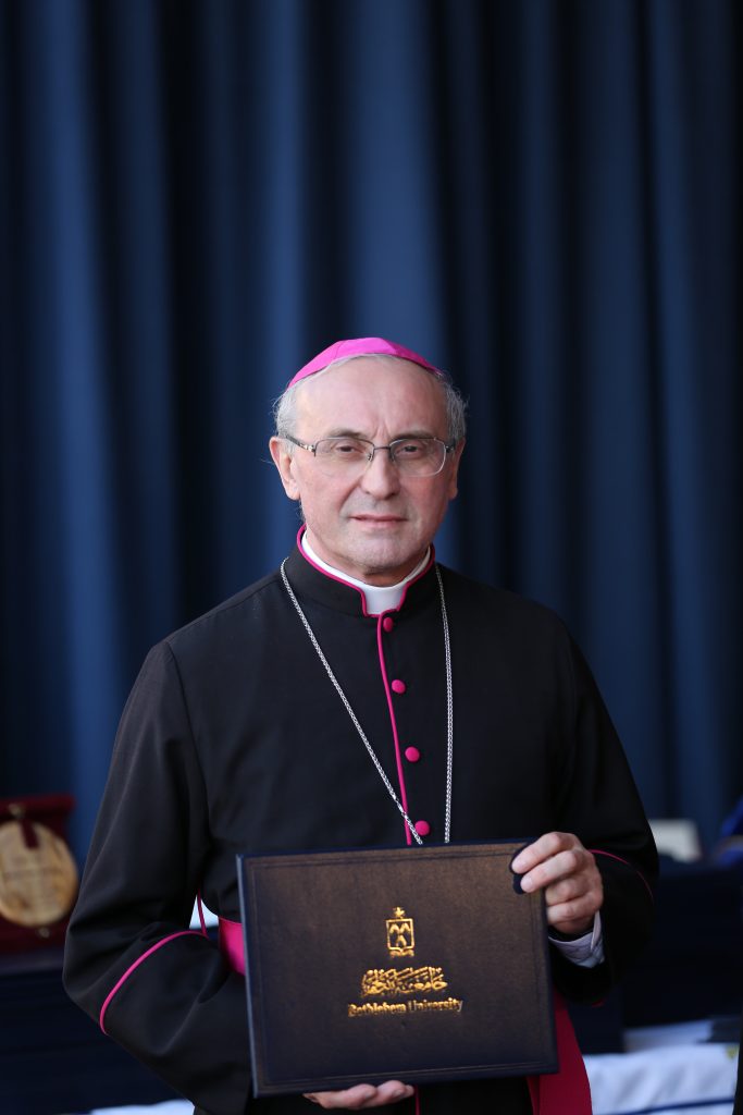 Archbishop Girelli, Chancellor of Bethlehem University appointed in India