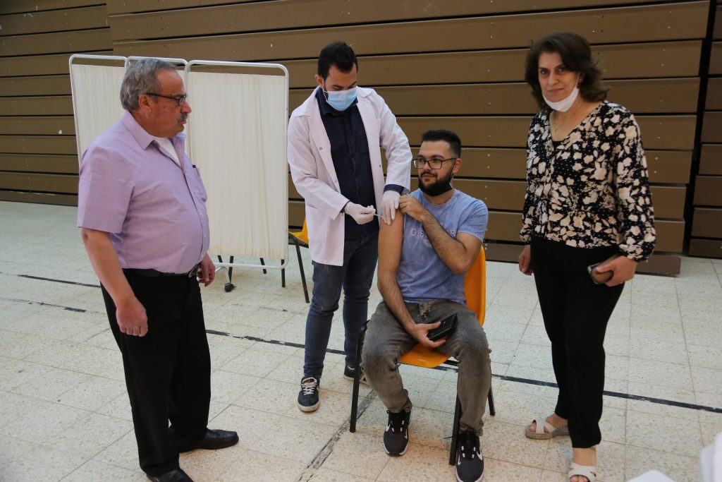 Students Vaccinated on Campus