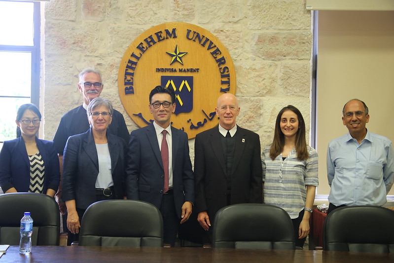 Korean Delegation on Campus for a Visit