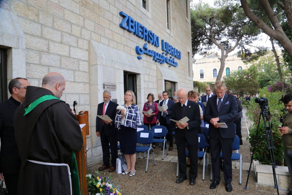Bethlehem University Names its Library the “Zbierski Library”