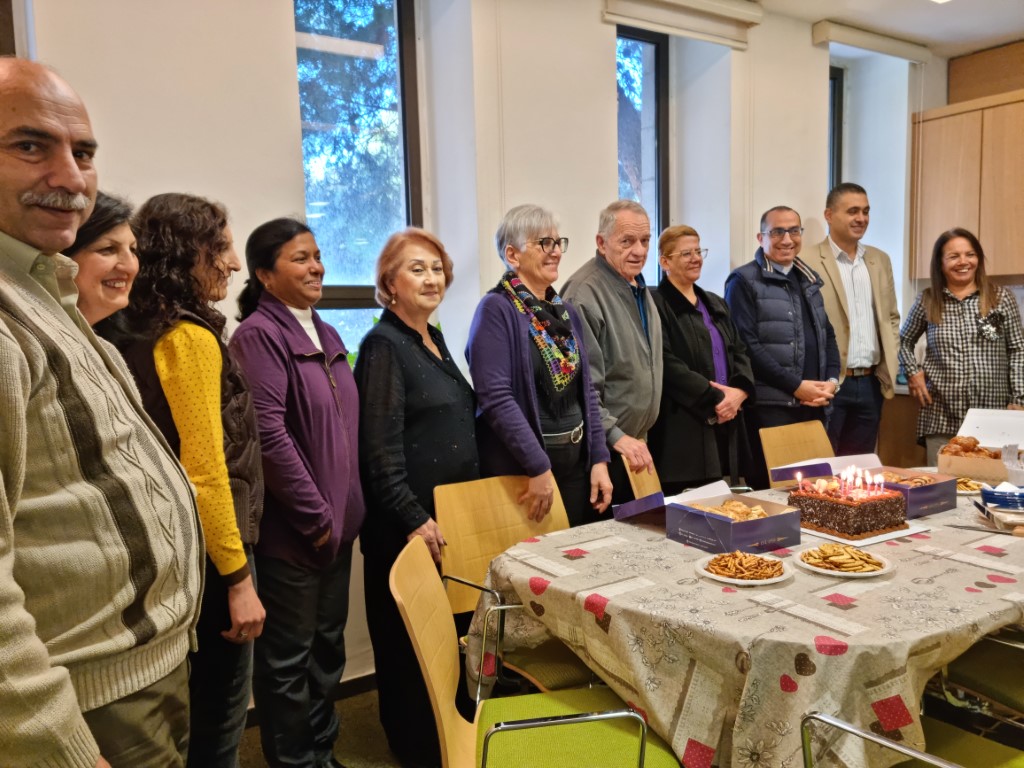 Birthday Celebration in the Library