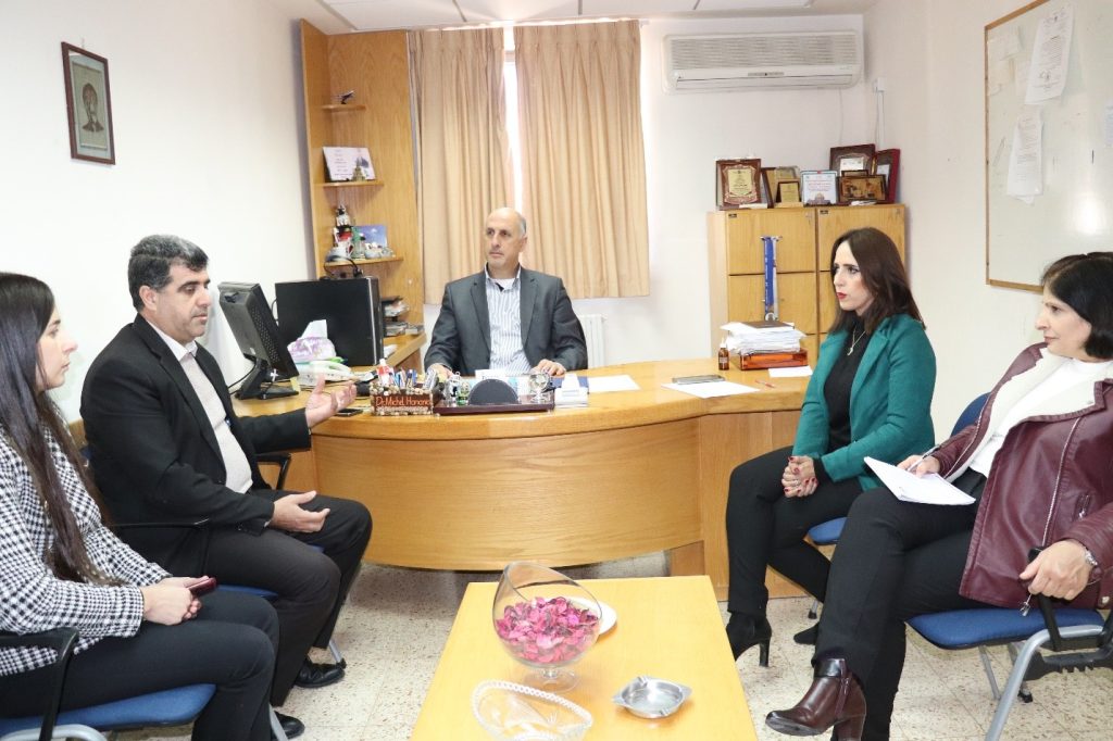 استضافت كلية العلوم التطبيقية والتكنولوجيا والهندسة في جامعة بيت لحم وفداً من سلطة المياه