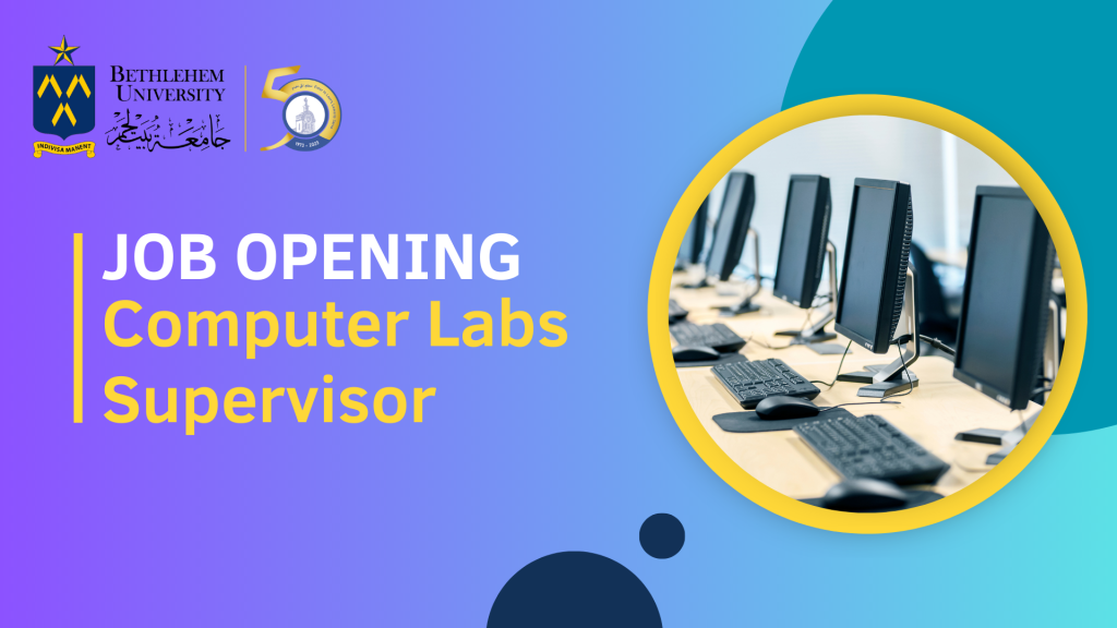 Full Time Job: Computer Labs Supervisor