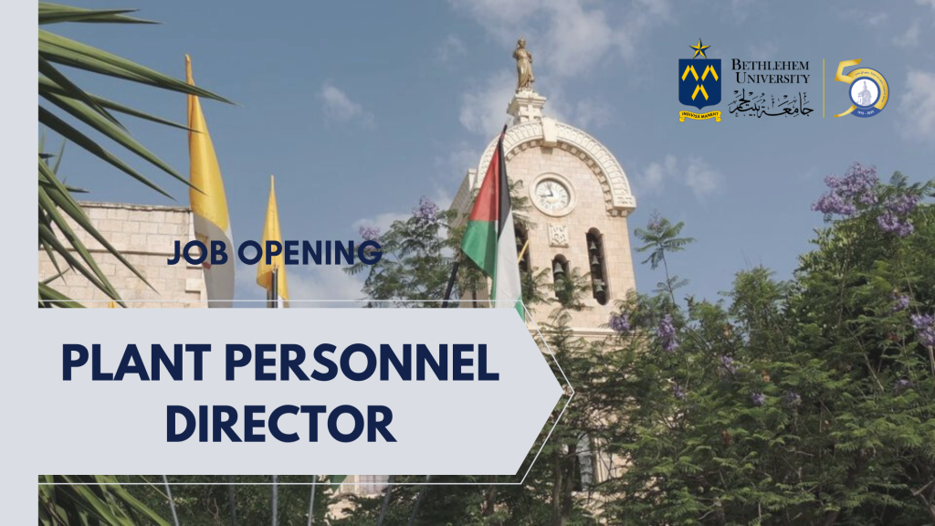Full-Time Job: Plant Personnel Director
