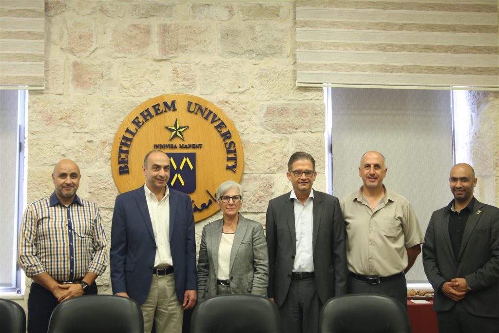 مبعوث المانيا لدى فلسطين يزور جامعة بيت لحم