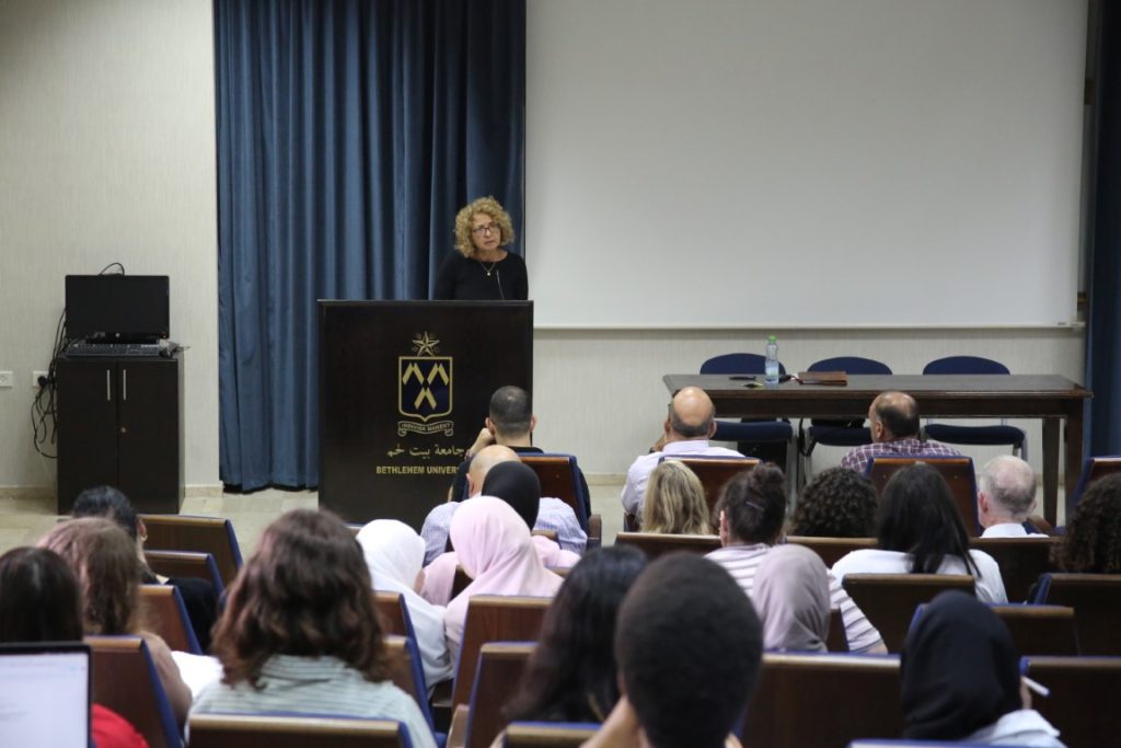 Renowned Author Lisa Suhair Majaj Visits Bethlehem University