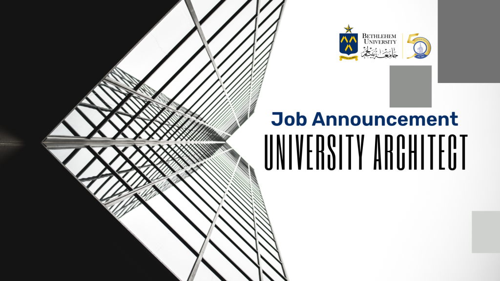 Vacancy: University Architect