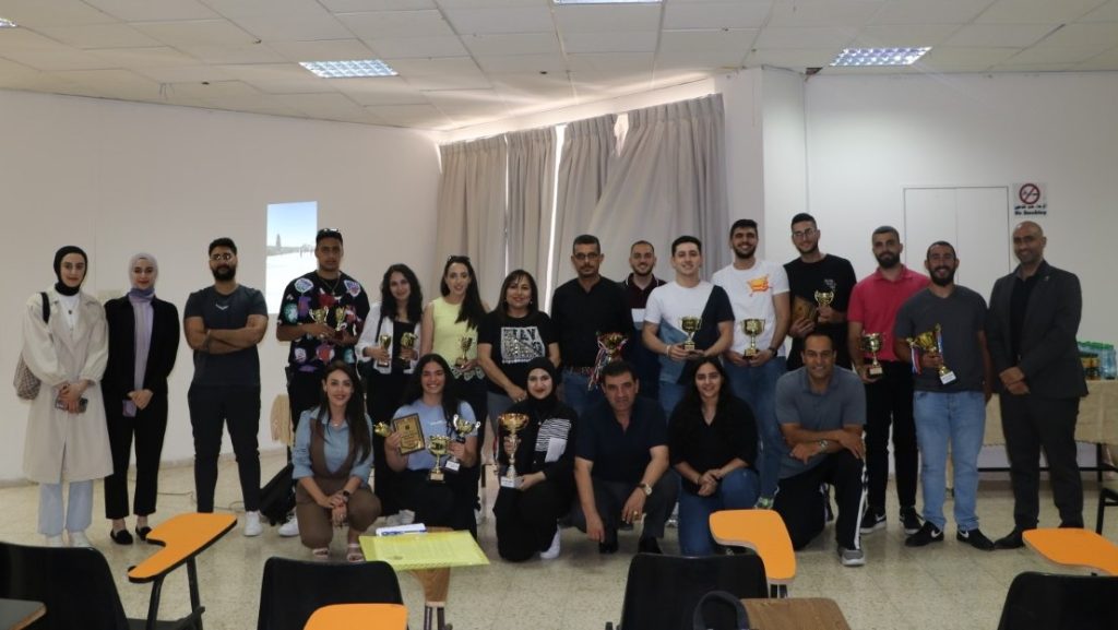 يوم التكريم لانشطة وحدة الرياضة-عمادة شؤون الطلبة