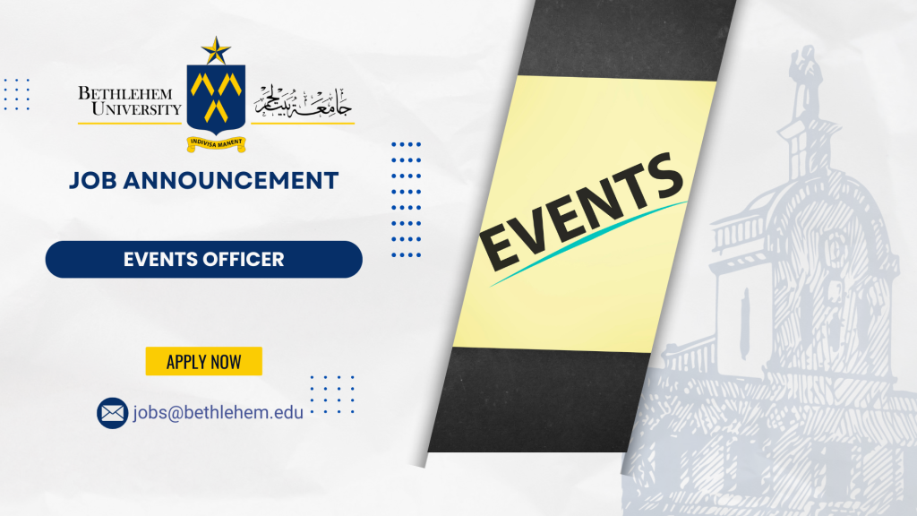 Vacancy: Events Officer