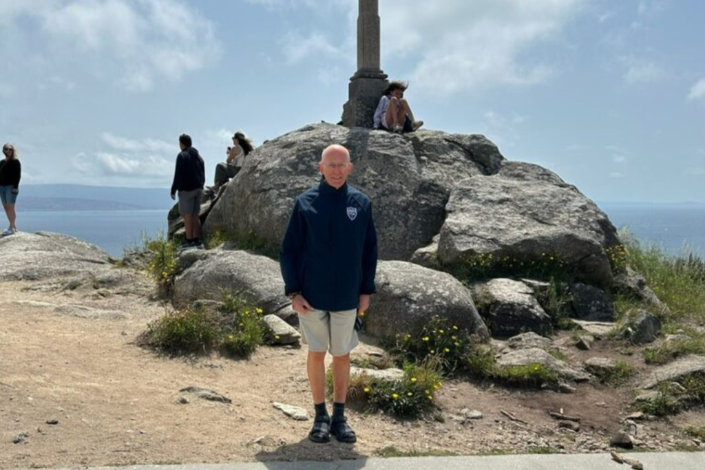 Brother Peter Walks the Camino for Bethlehem University