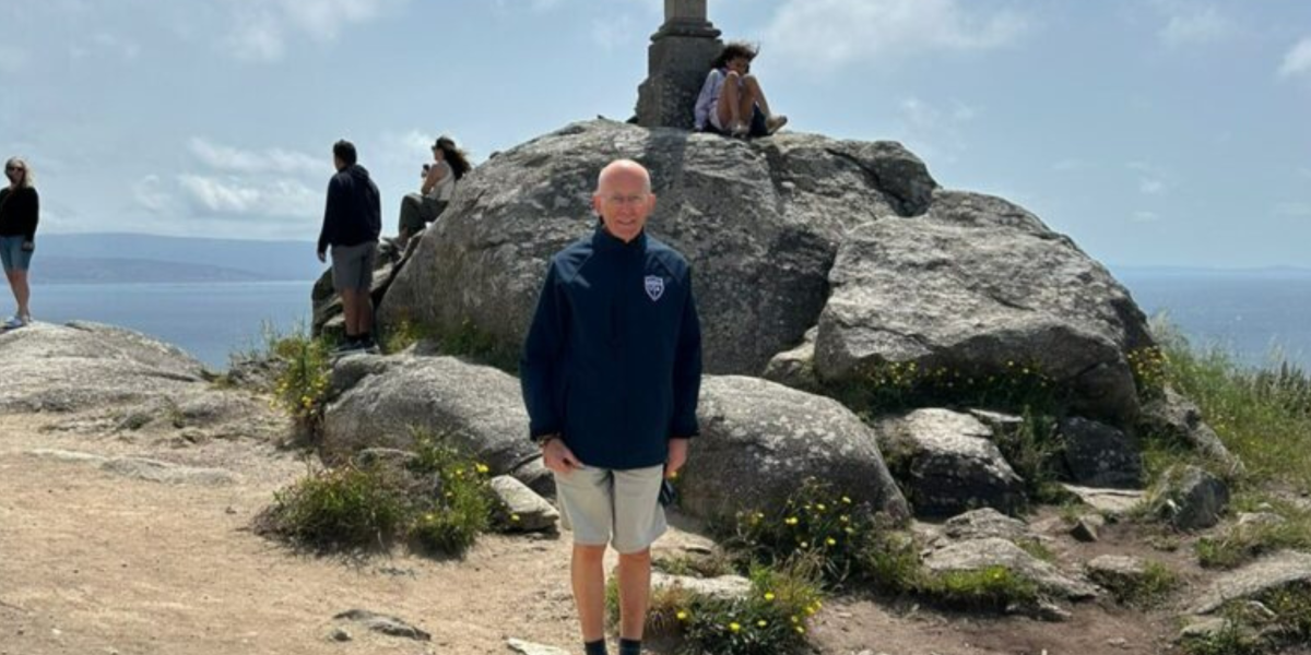 Brother Peter Walks the Camino for Bethlehem University Bethlehem University