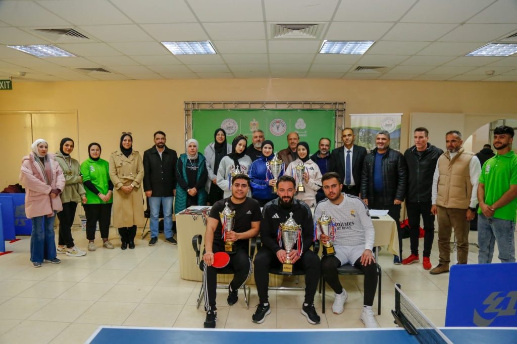 نتائج جامعة بيت لحم في بطولة الاتحاد الفلسطيني للرياضة الجامعية