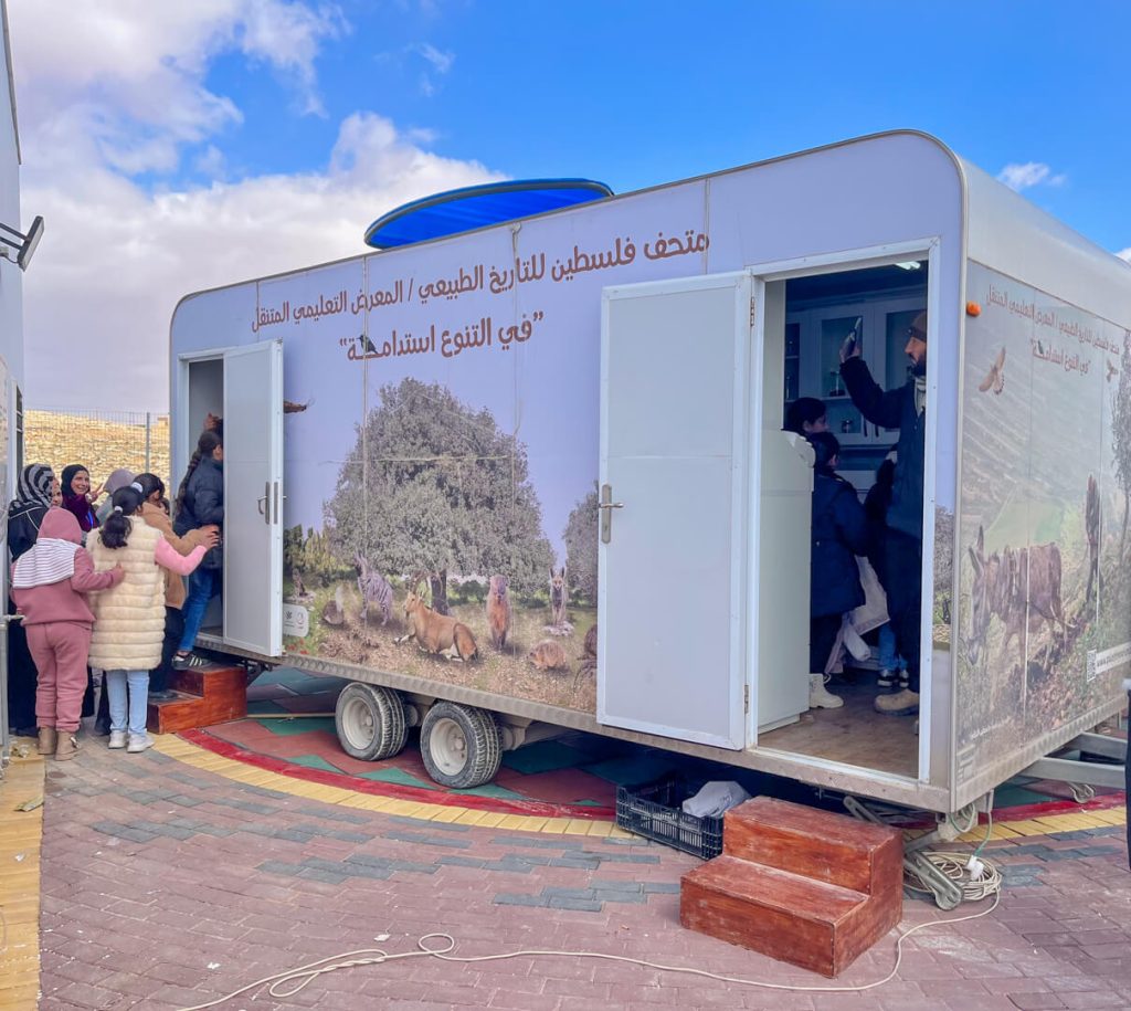 PIBS' Mobile Educational Unit at Yatta’s Um Safa Village