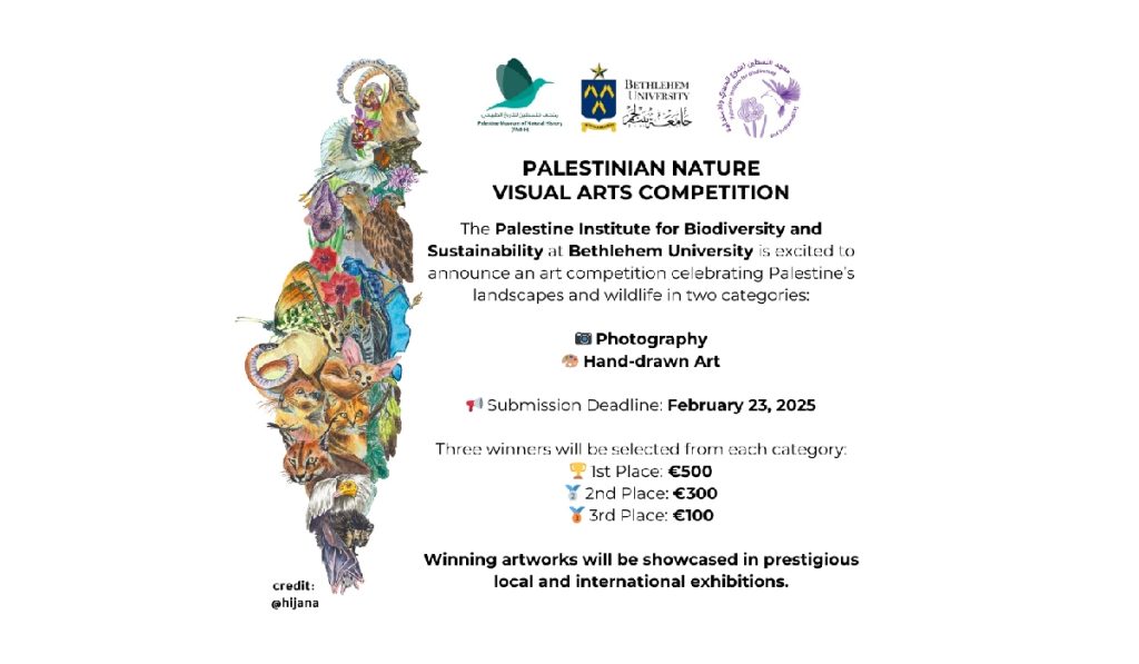 Palestinian Nature Through Artistic Eyes Competition Organized PIBS