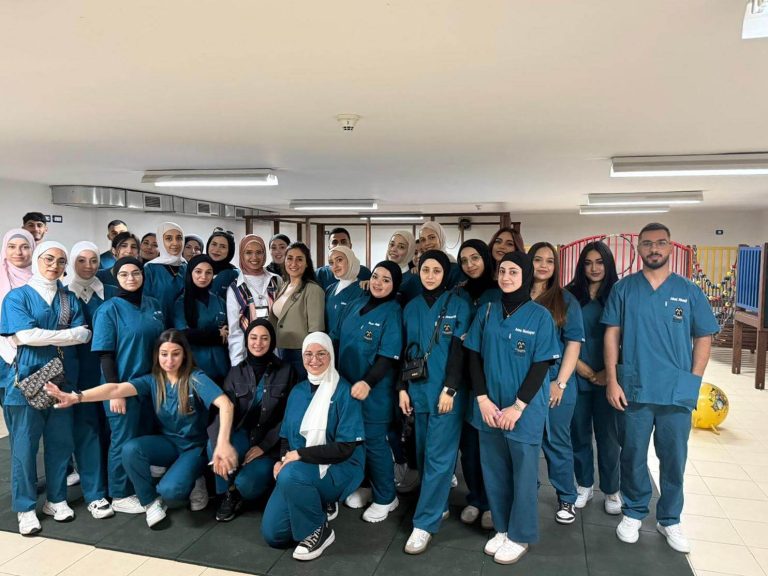 Occupational Therapy Students Visit Al-Shurooq School for Blind Children