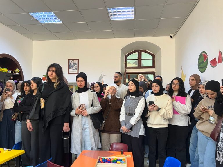 ENGL220 Students Begin Service-Learning Project with Orientation Visit to the Crèche