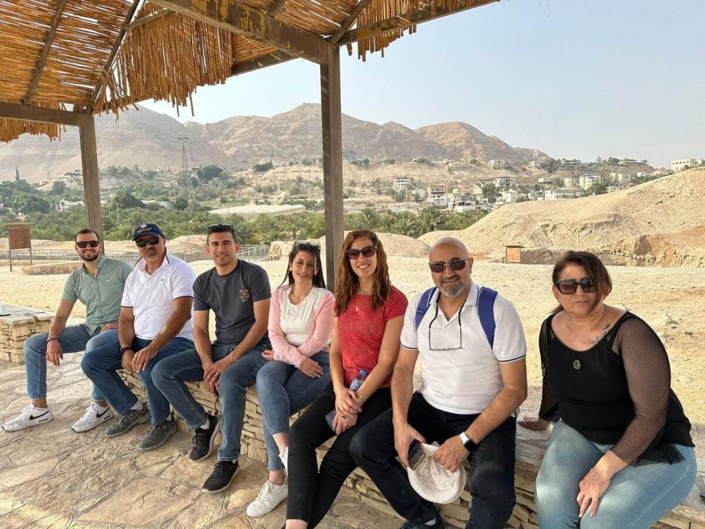 The Tour Guiding Students Visit Historical and Religious Sites in Jericho