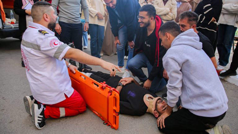 Nursing Students Engage in Hands-On First Aid Training with the Palestinian Red Crescent Society